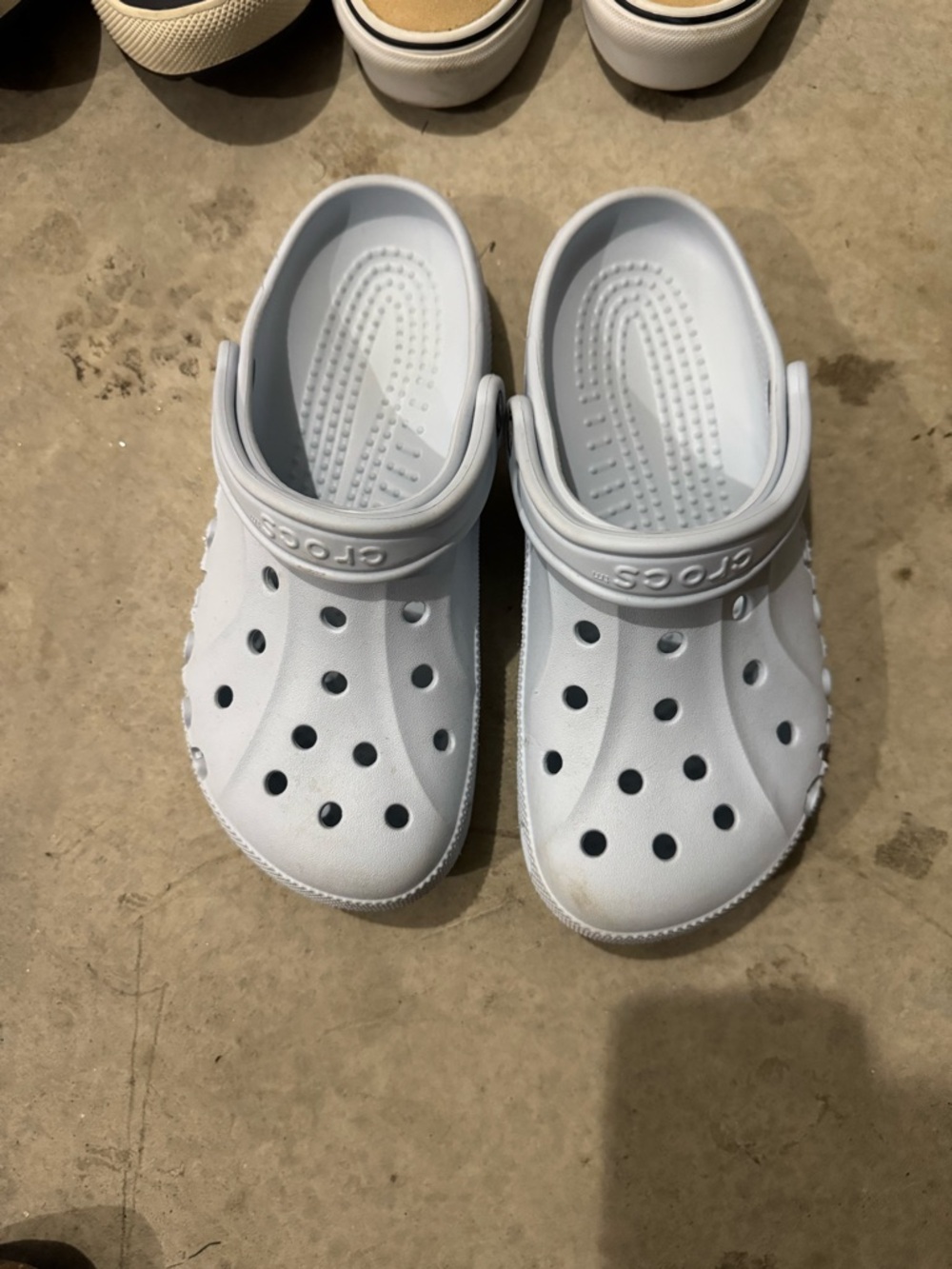 CROCS Classic Clog Mules in Light Blue